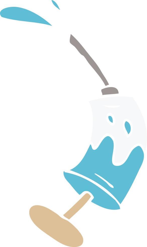 cartoon doodle vaccine injection vector