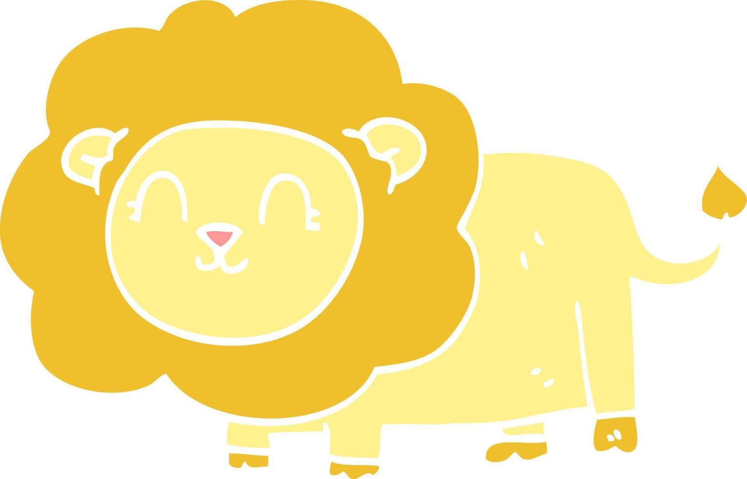cartoon doodle lion vector