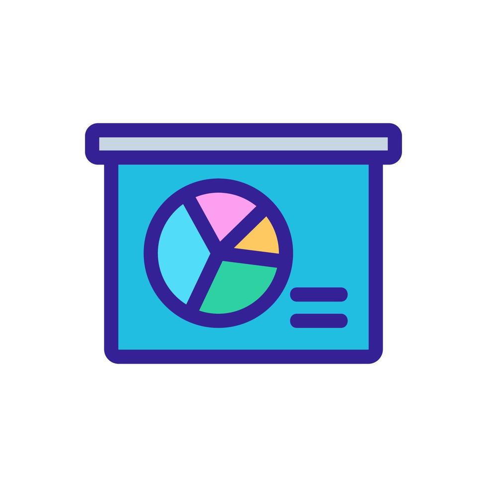office air conditioner icon vector. Isolated contour symbol illustration vector