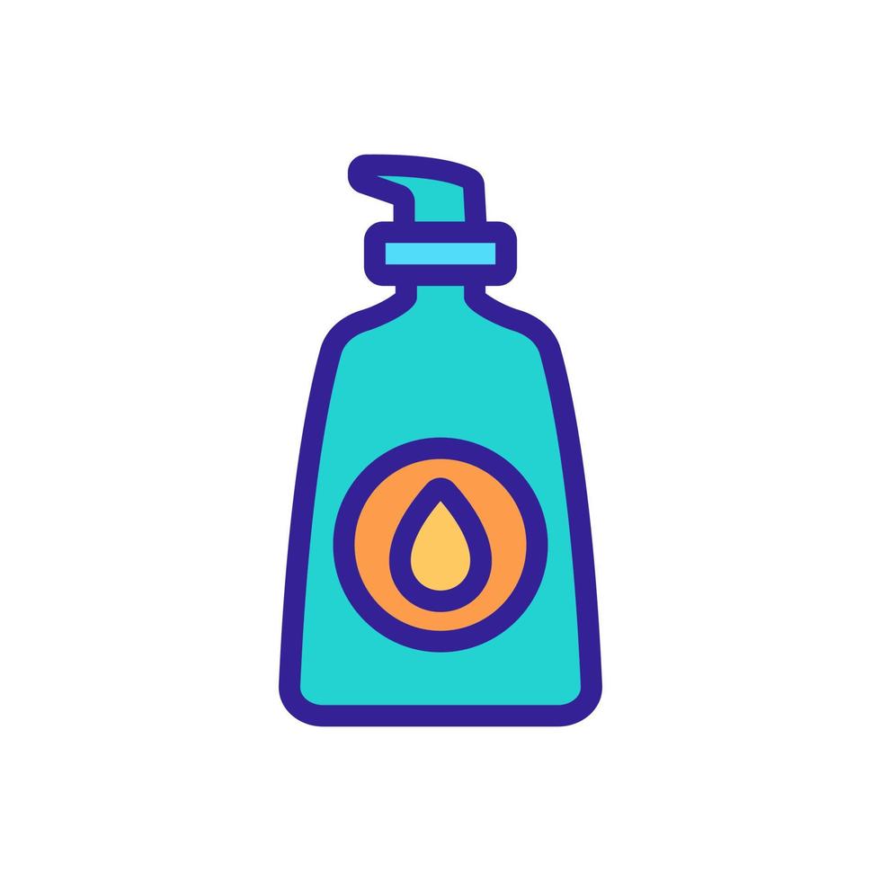 liquid soap icon vector outline illustration