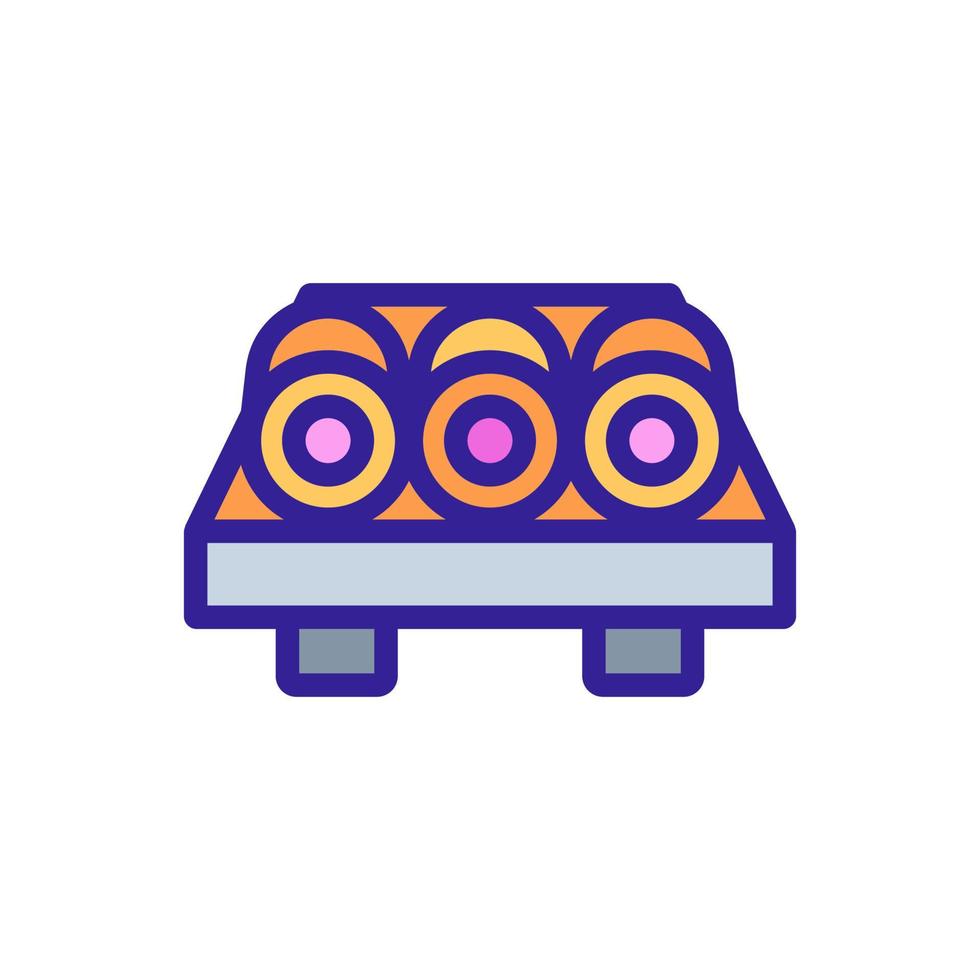 nori sheets icon vector outline illustration