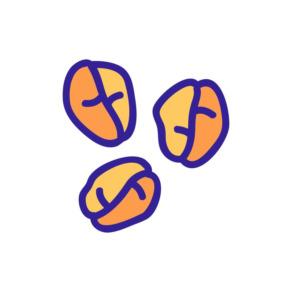 oatmeal grains icon vector outline illustration