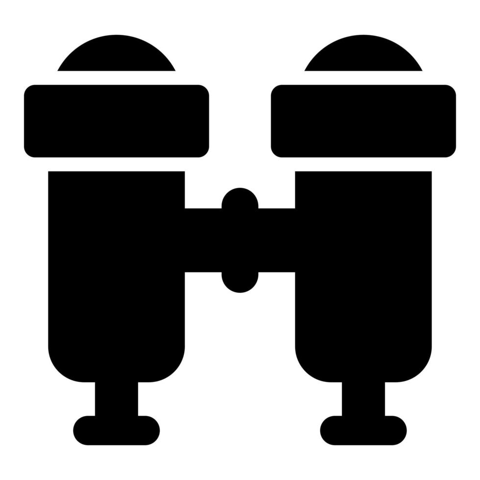 binocular vector icon glyph style for Web and Mobile.