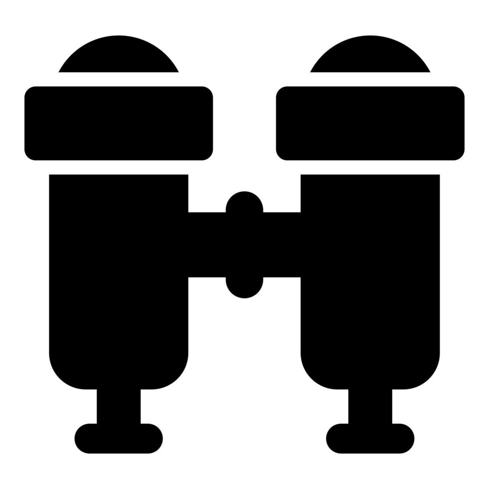 binocular vector icon glyph style for Web and Mobile.