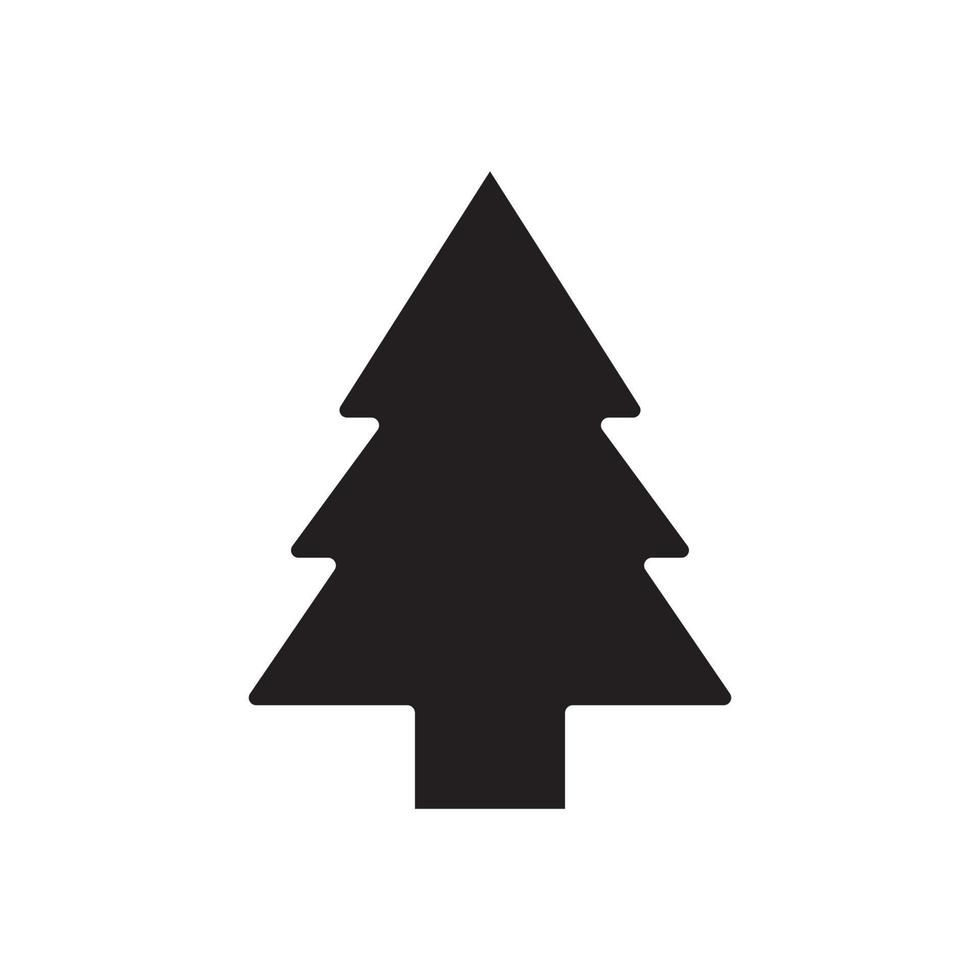 christmas tree made from paper vector