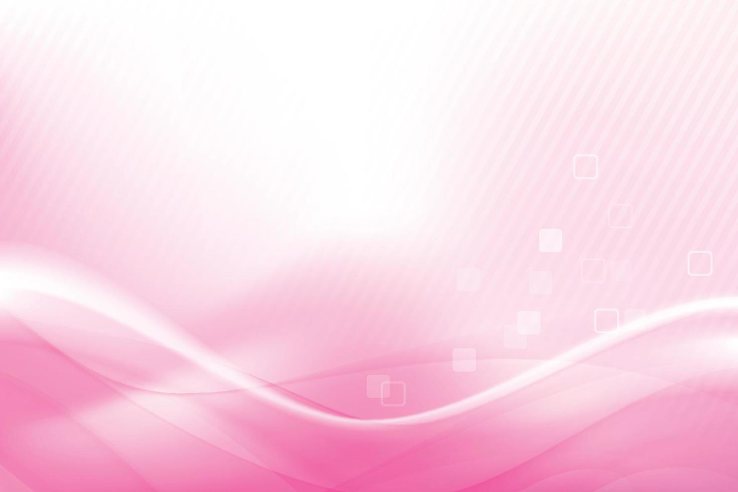 Abstract background curve line light pink and white blend element with ...