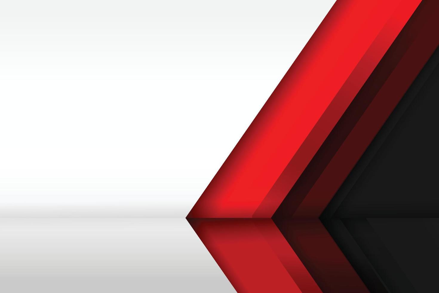 Abstract background red and white overlap layer on dark copy space, background vector illustration