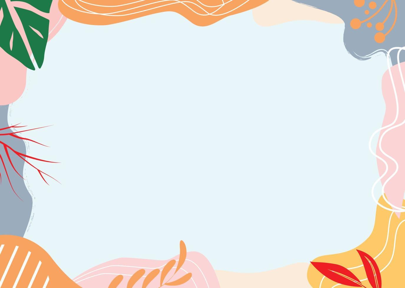 Flat Background with pastel colour Blue, good for Power Point, greeting card etc. vector