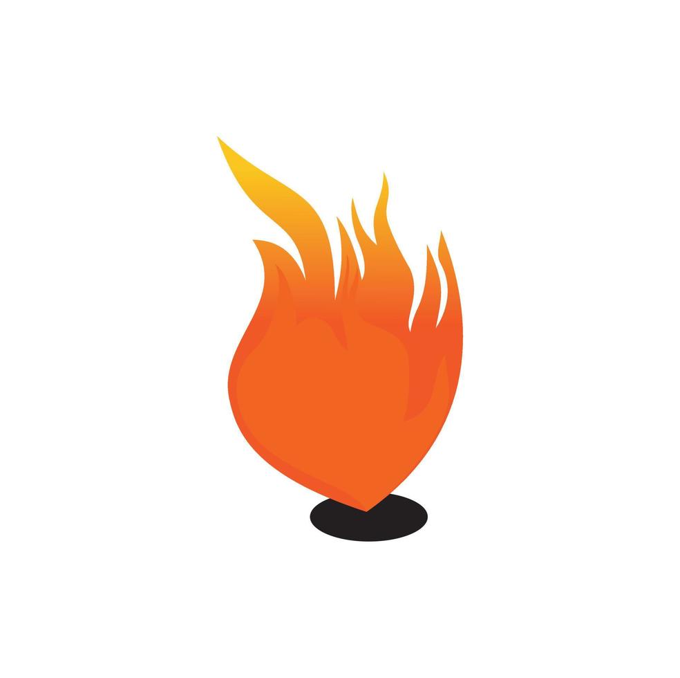 Fire design illustration vector