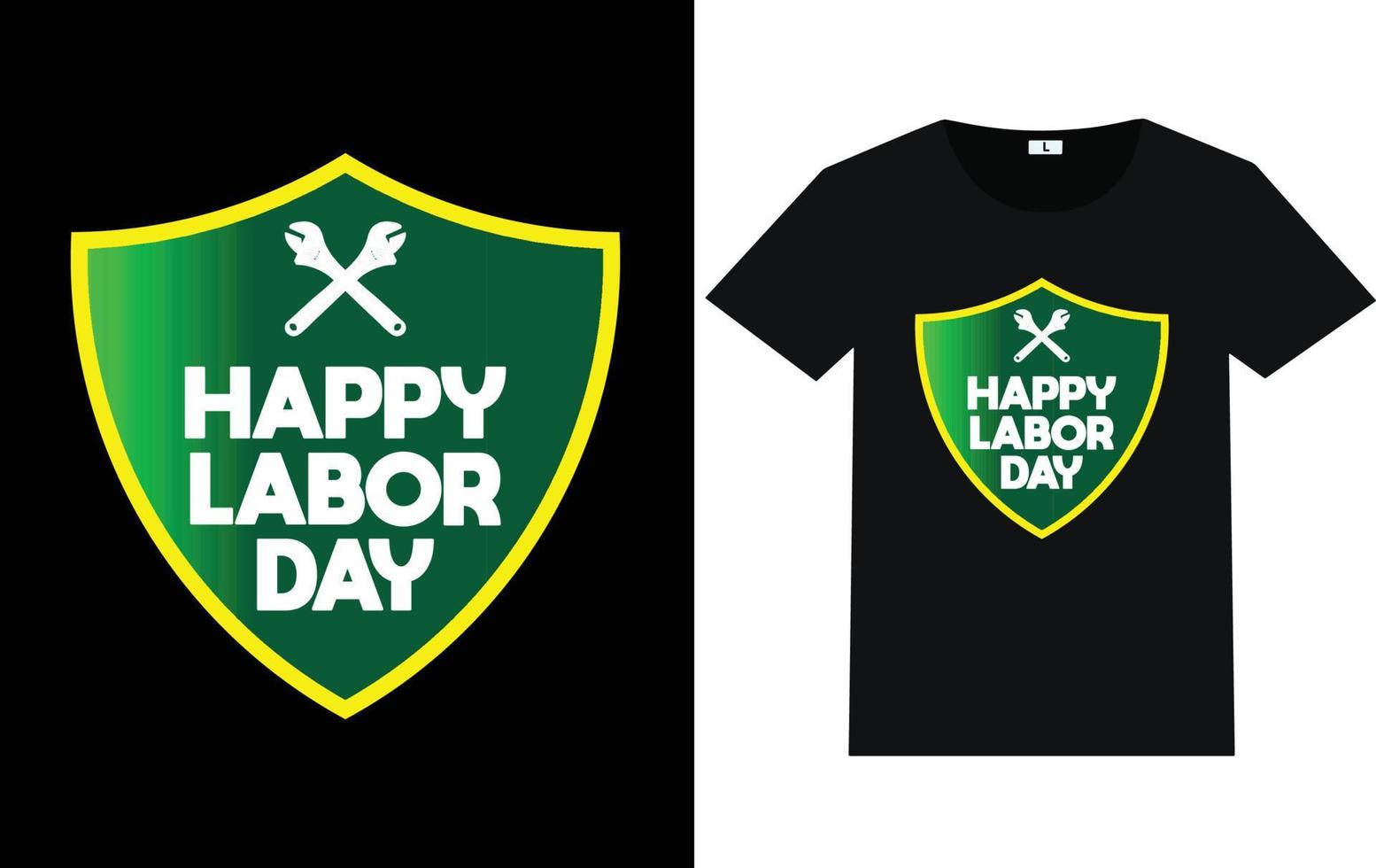 Trendy Labor day Typography and Graphic T shirt Design vector