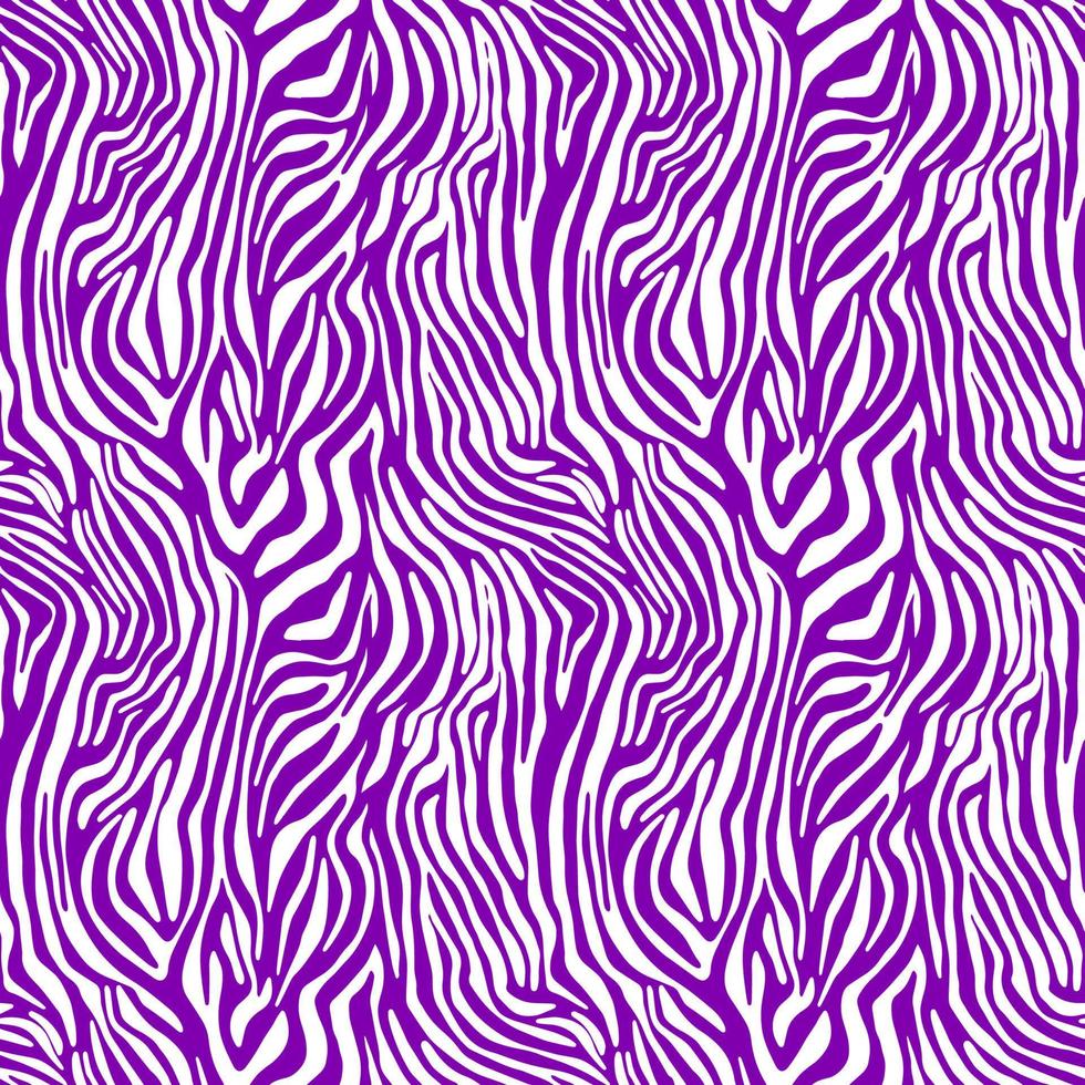 Vector animal print. Zebra ornament. Seamless pattern