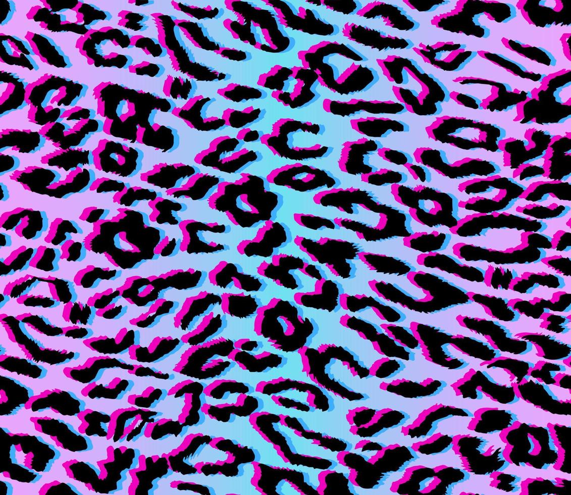 fondo de leopardo. patrón sin costuras Huella animal. vector