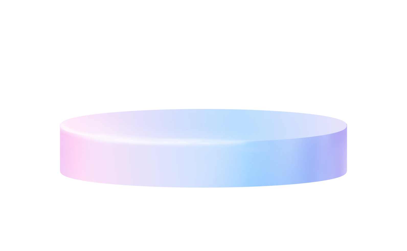 3d gradient podium png