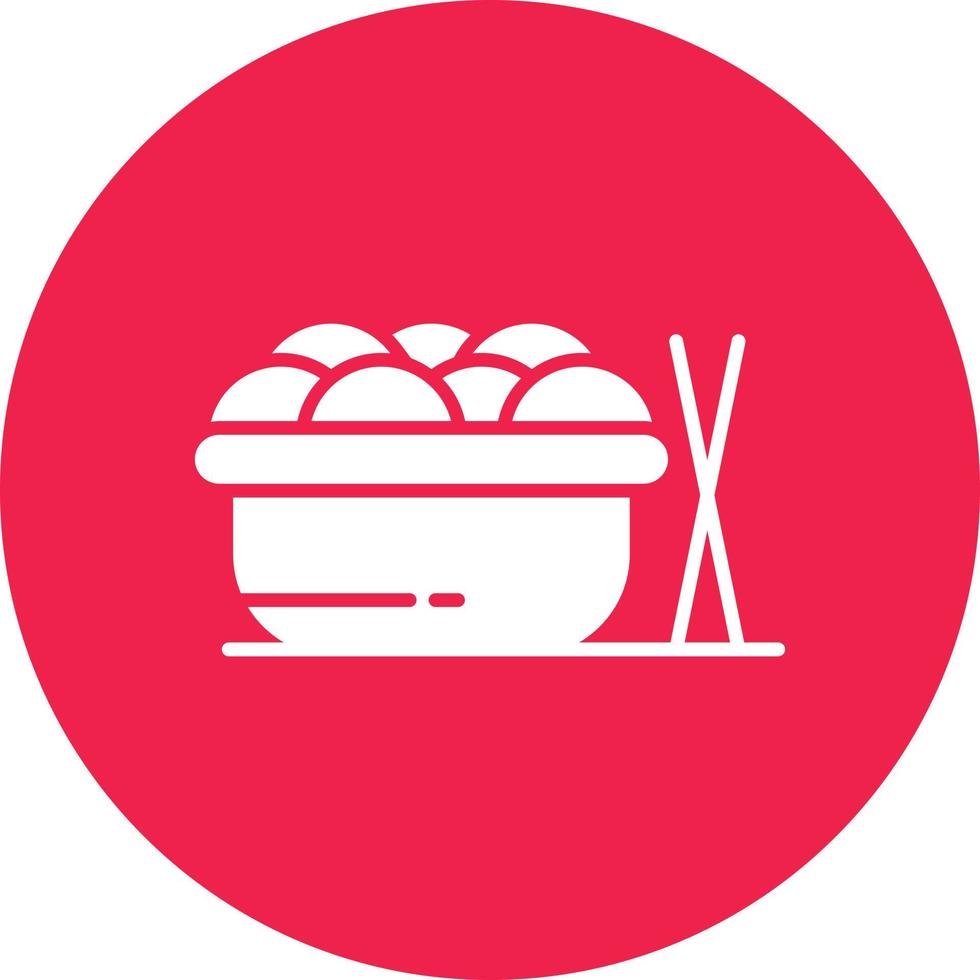 Asian Food Outline Icon vector