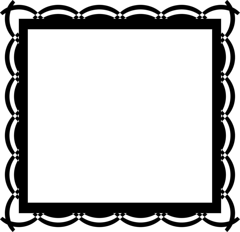 Frame design in vintage style vector