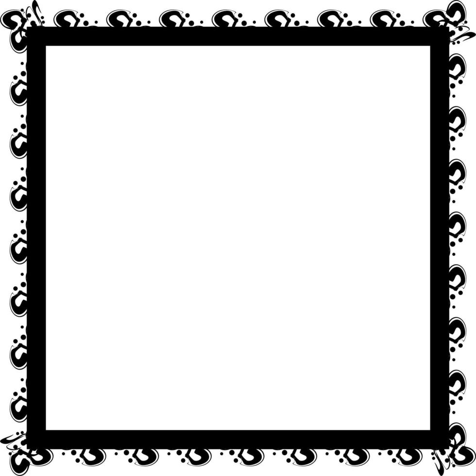 Frame design in vintage style vector