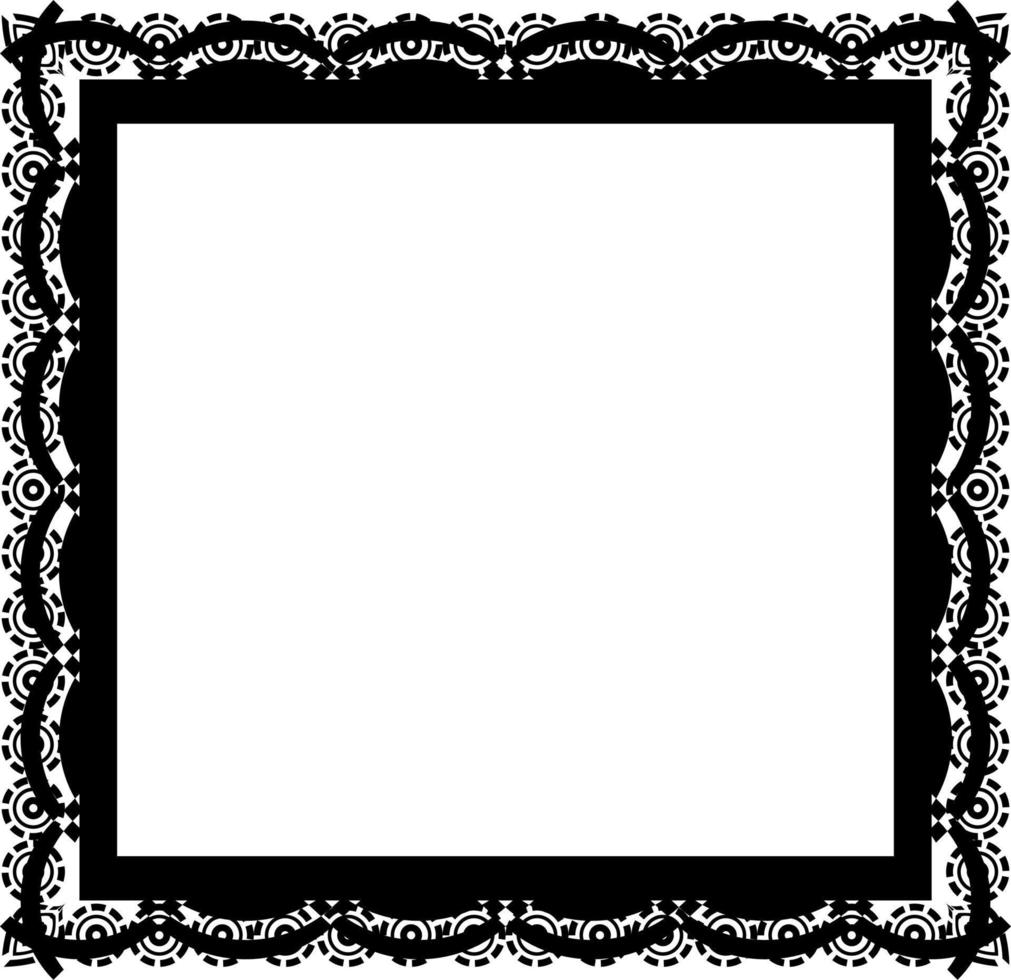 Frame design in vintage style vector