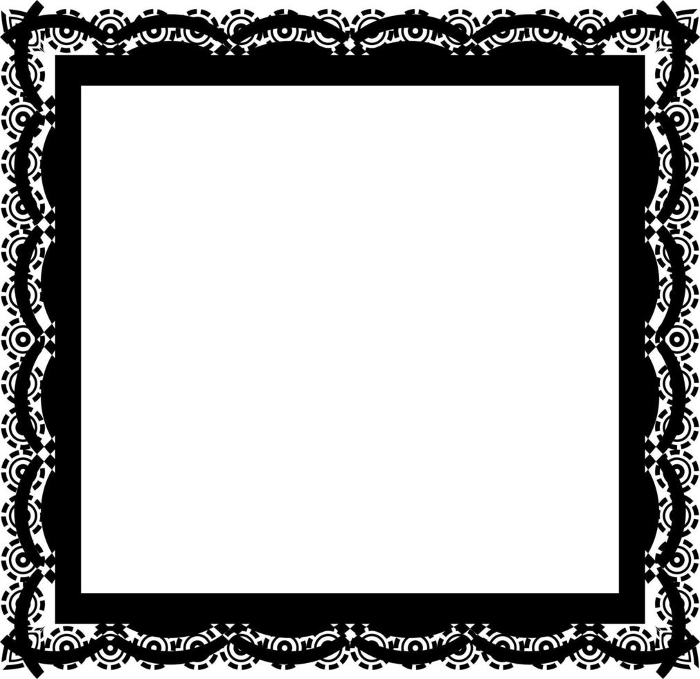 Frame design in vintage style vector