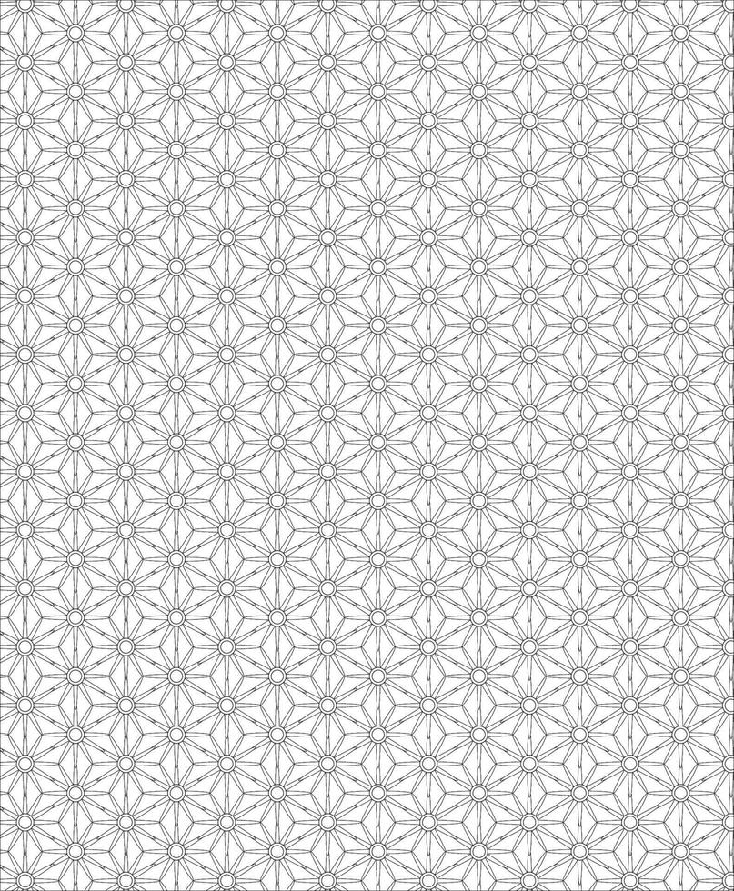 flower pattern background coloring pages vector