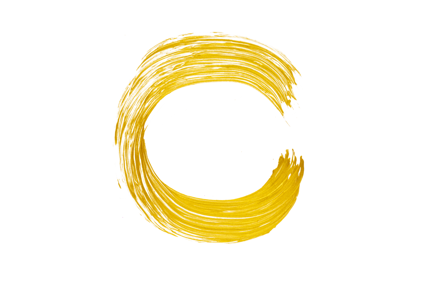 gold brush stroke for design png