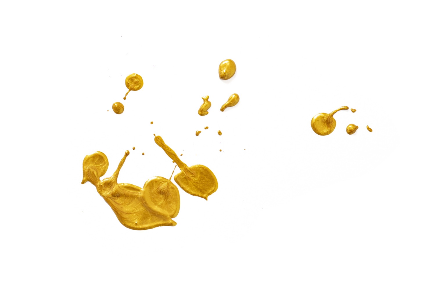 gold brush stroke for design png