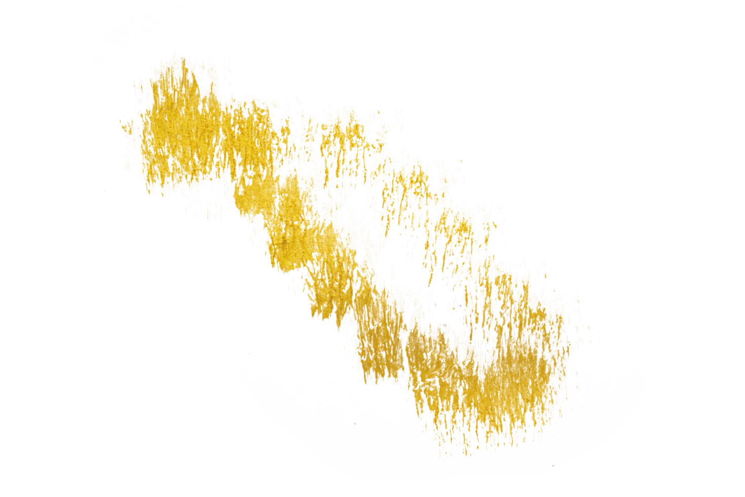 pennellata d'oro per il design png