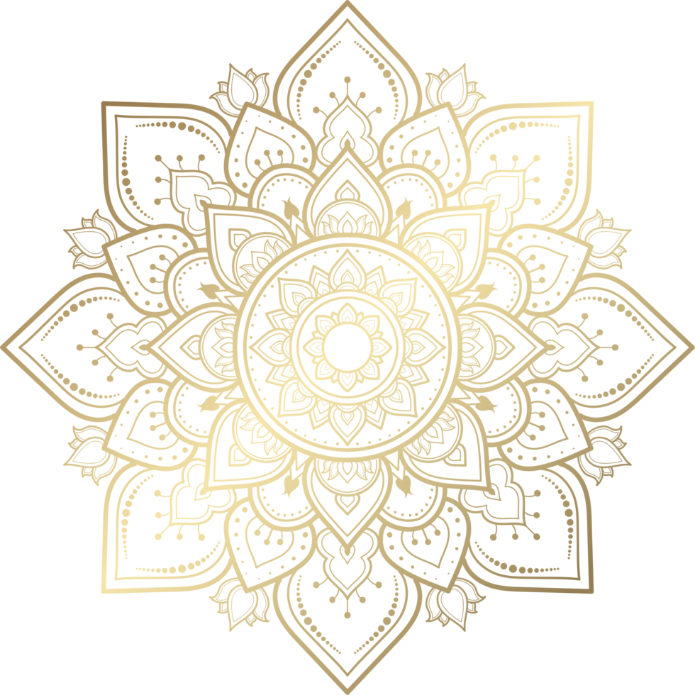 mandala para diseño dibujado a mano png