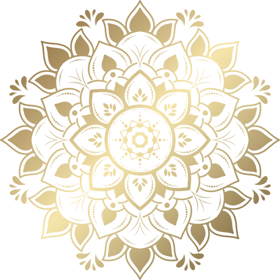 mandala para diseño dibujado a mano png