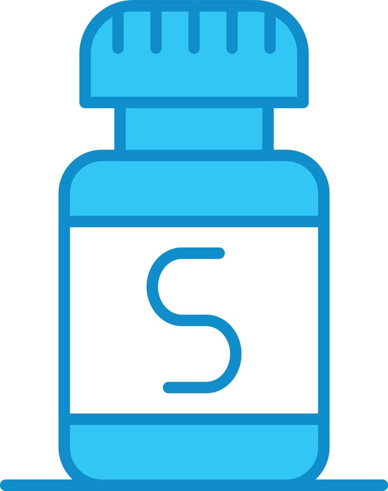 Salt Line Filled Blue vector