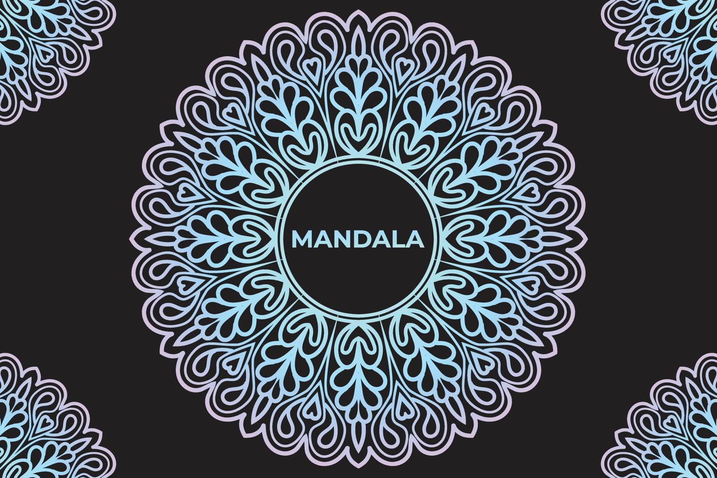 Frame mandala design. Mandala pattern background design. vector