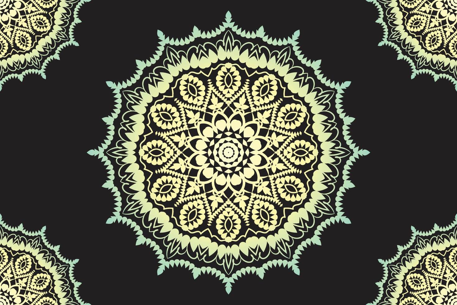 Mandala lace pattern design. Lace ornament design. Mandala background vector design.