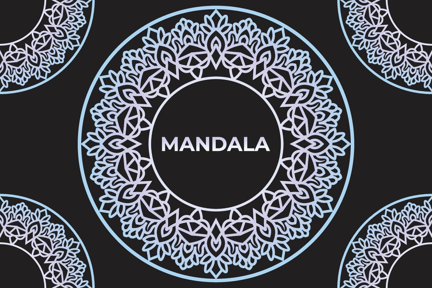 Frame mandala design. Mandala pattern background design. vector