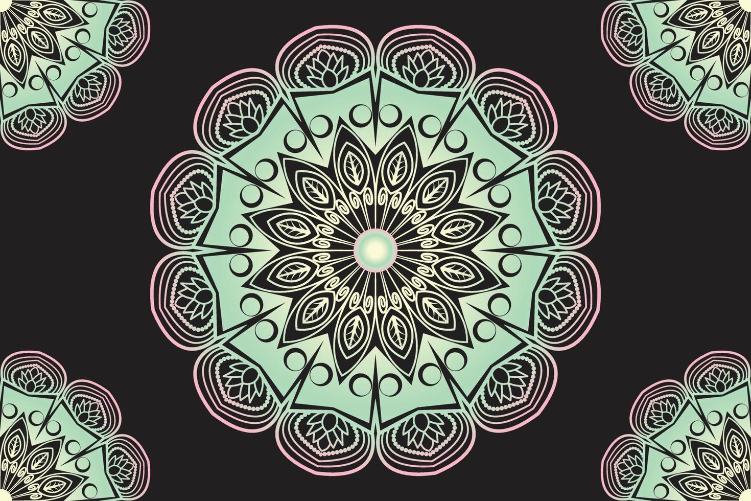 Mandala design. Ornamental round pattern design. vector