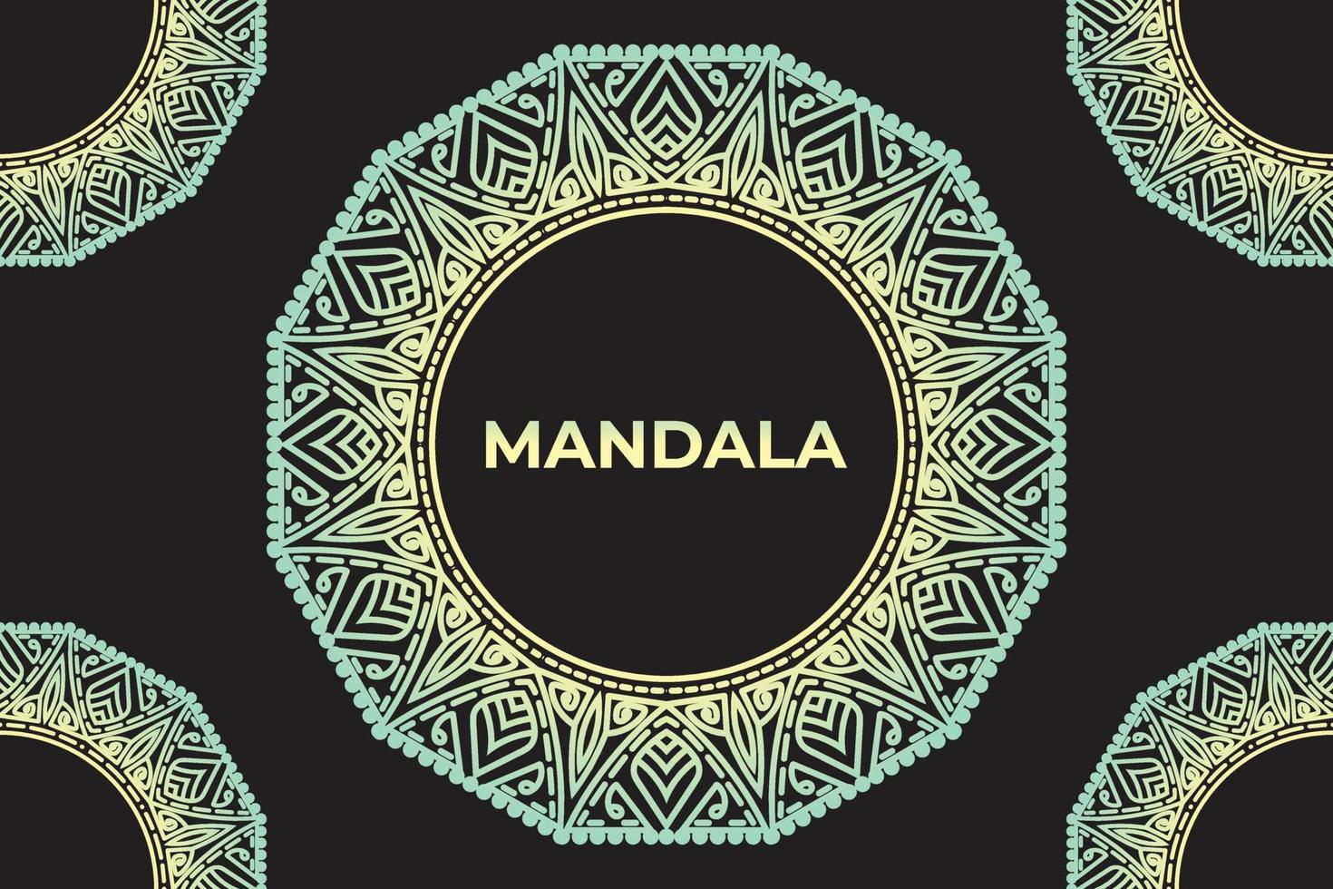 Mandala design. Ornamental round pattern design. vector