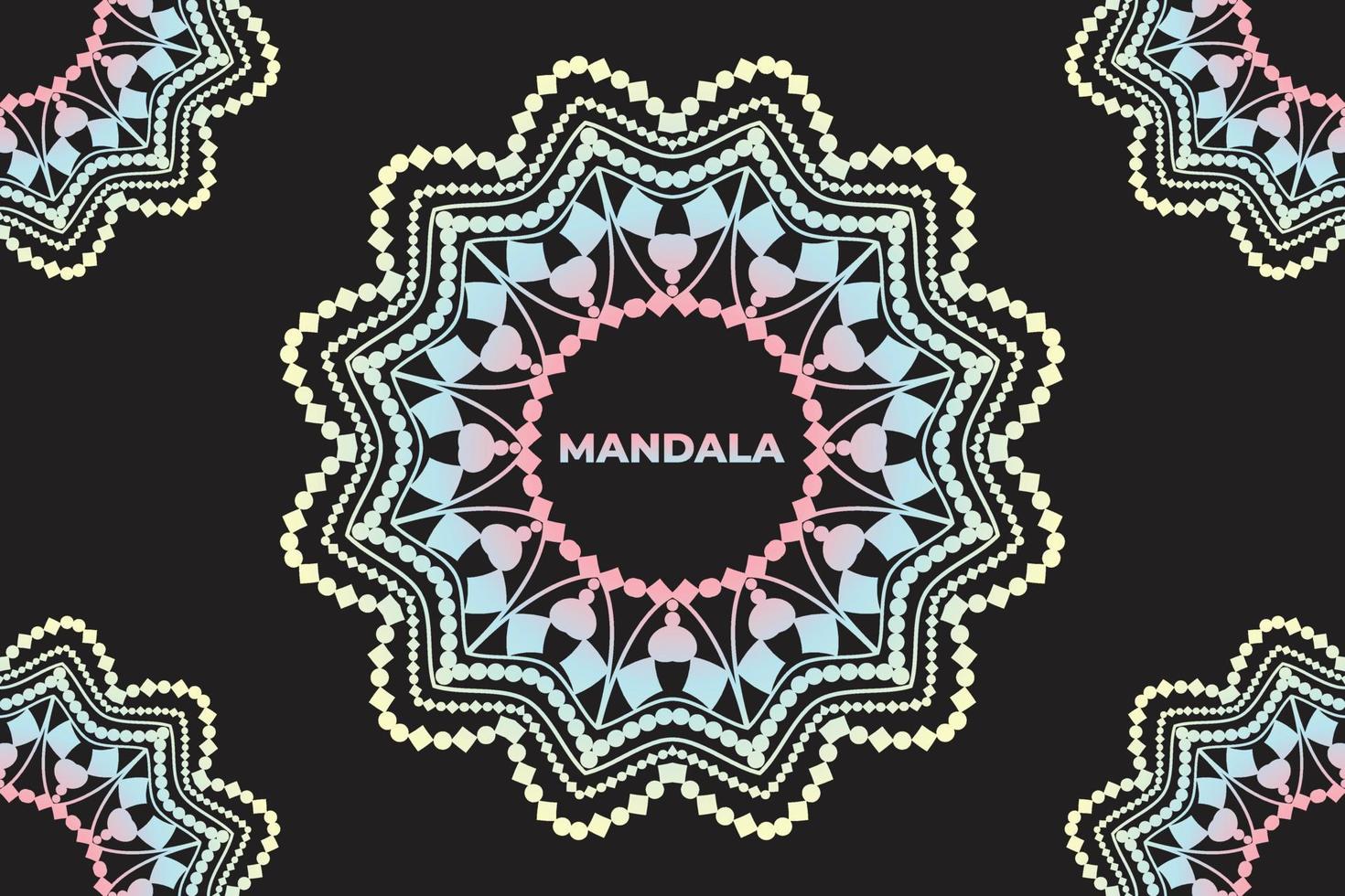 abstract mandala background design. mandala pattern design. vector