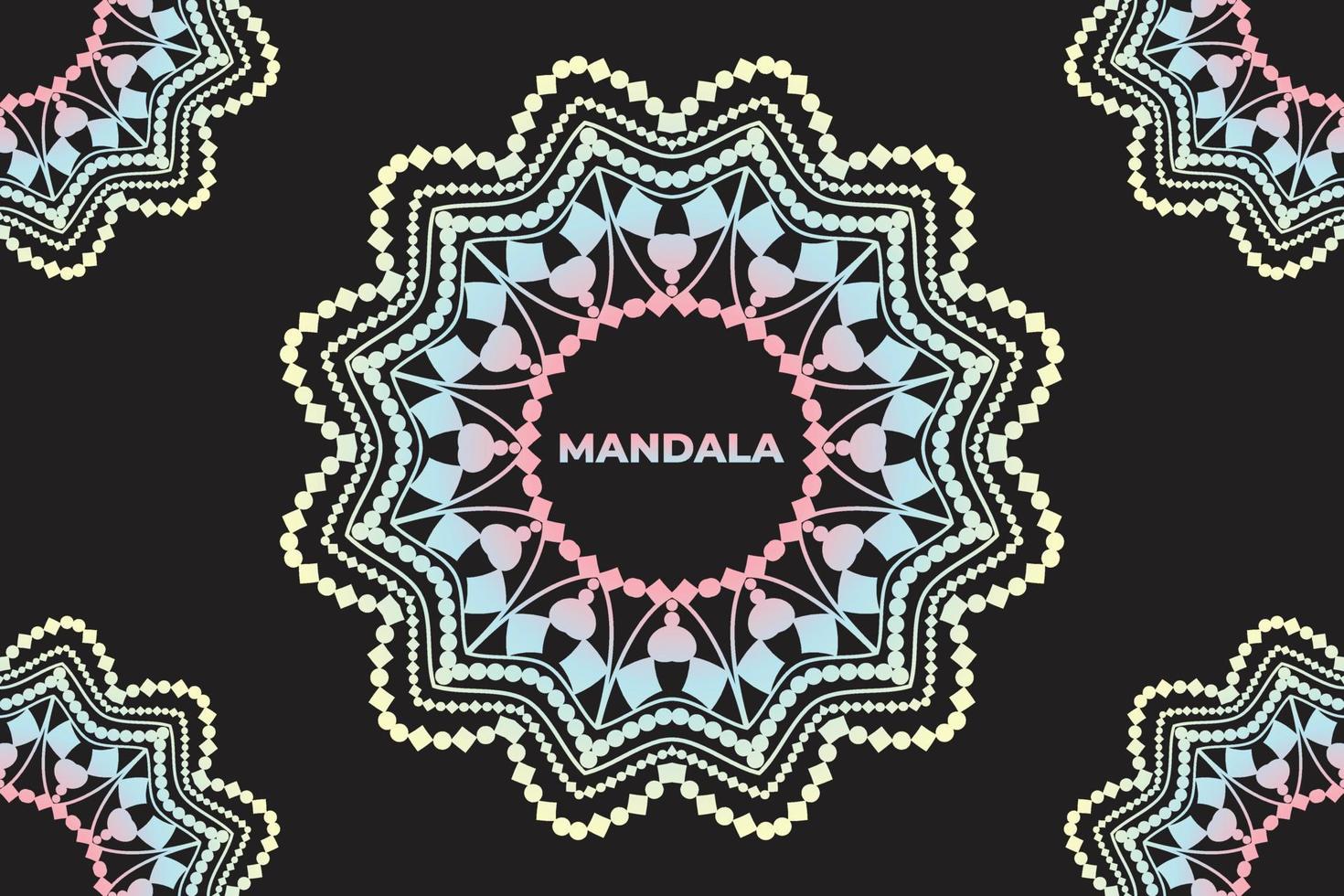 diseño de fondo de mandala abstracto. diseño de patrón de mandala. vector