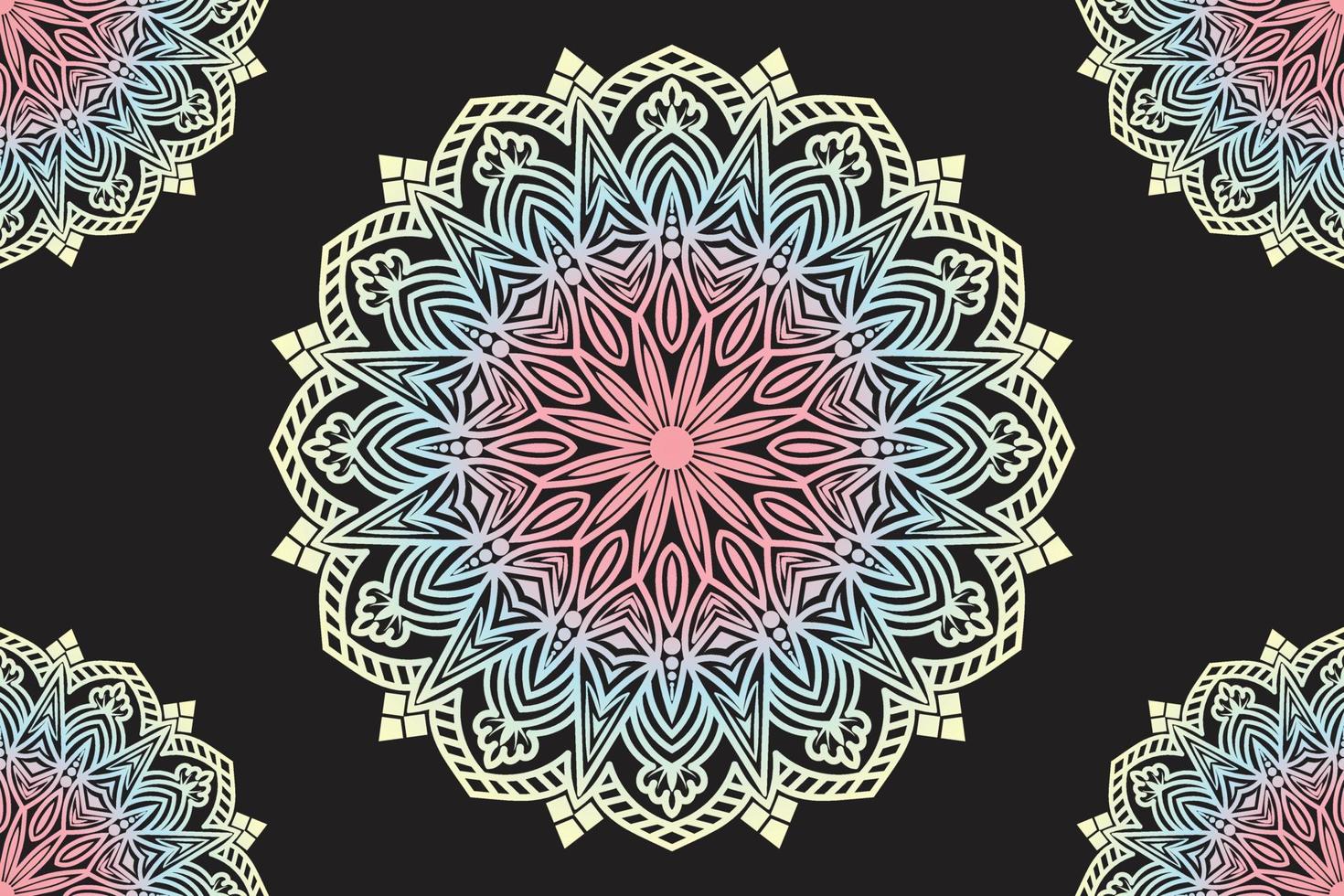 lace pattern design. Mandala background design. vector