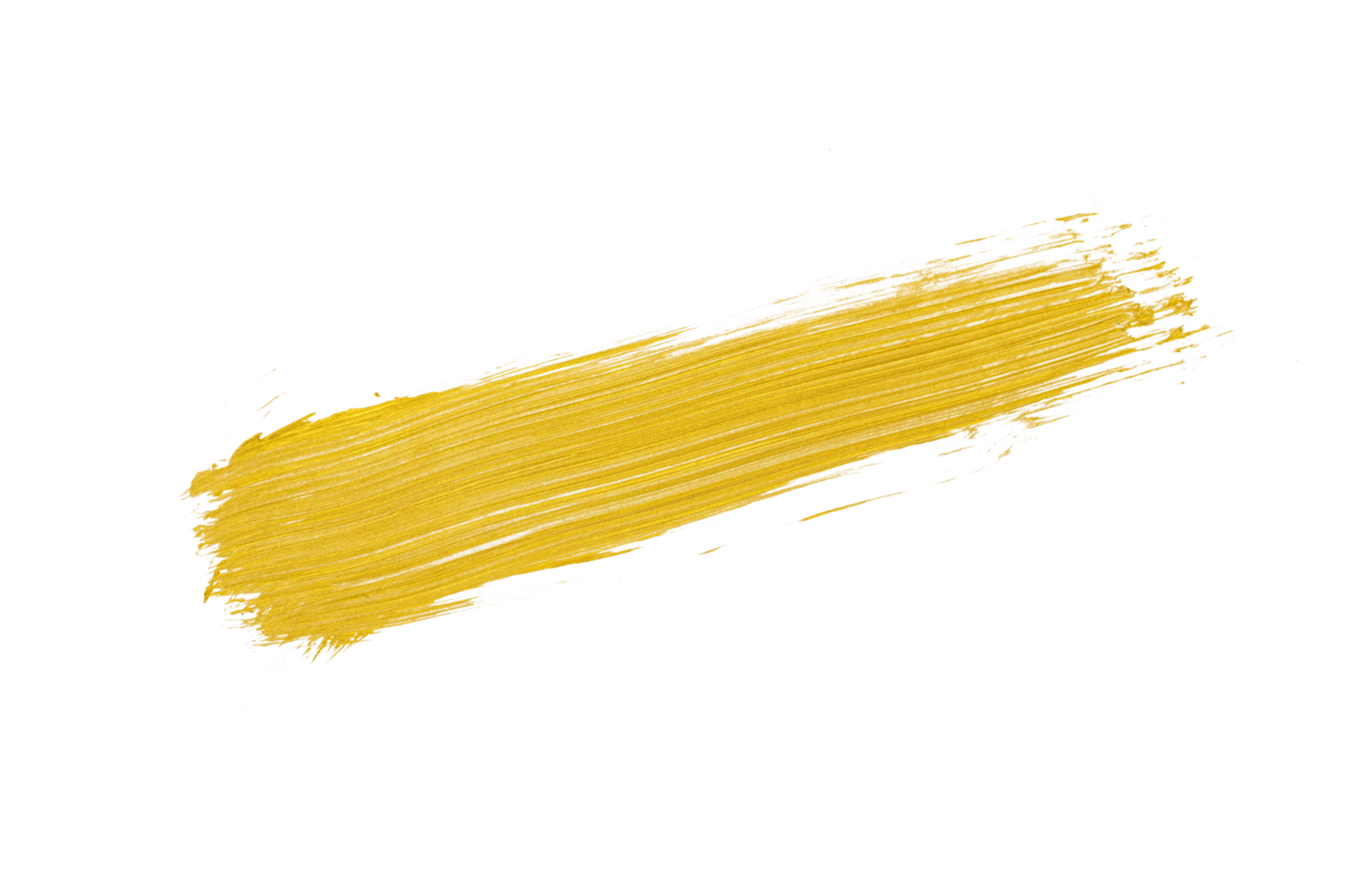 goldener pinselstrich für design png