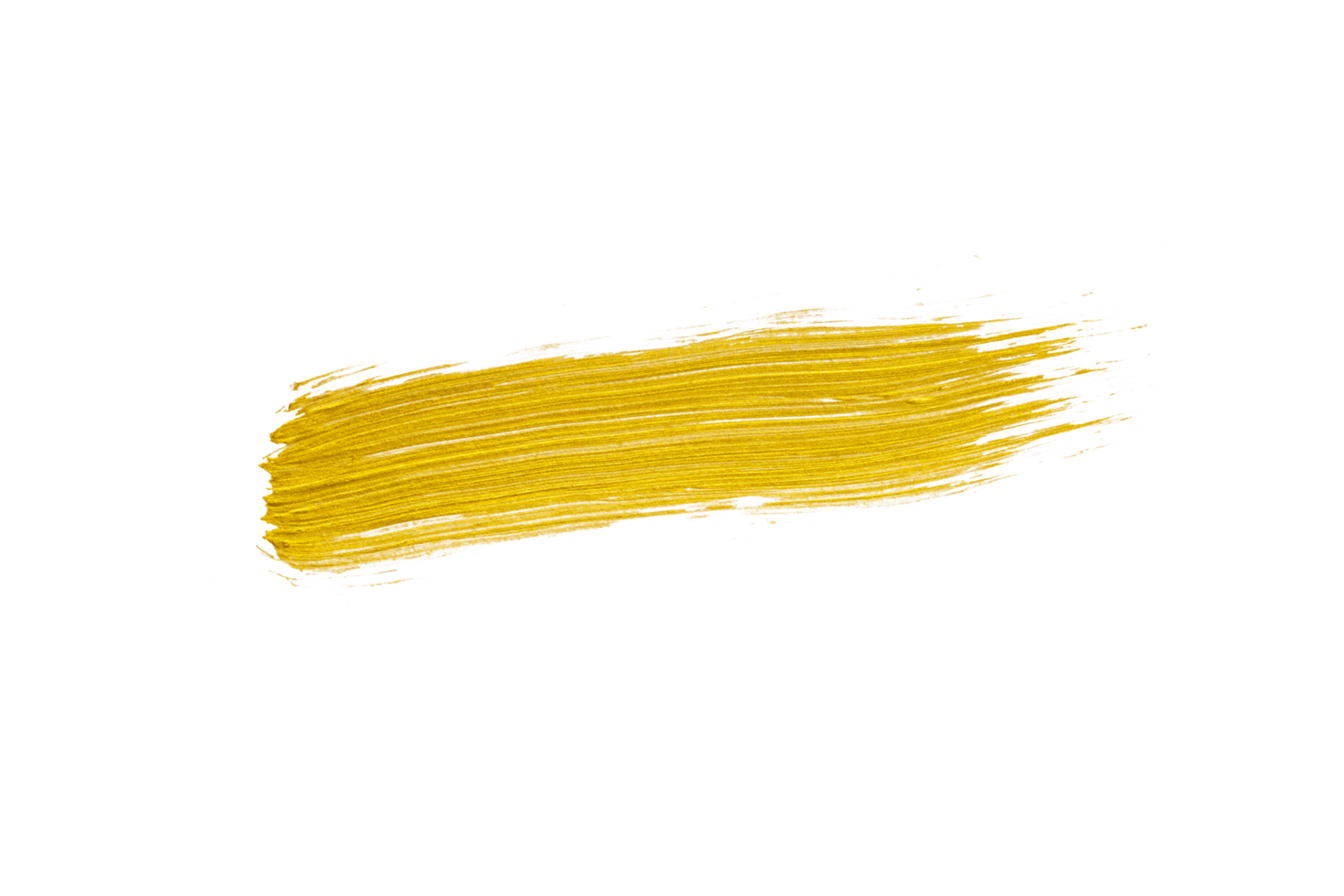 goldener pinselstrich für design png