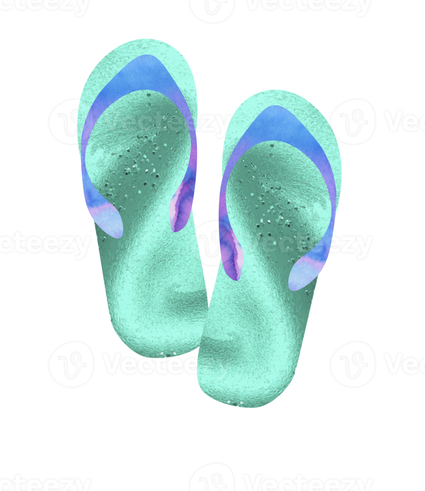 Beach flip flops png