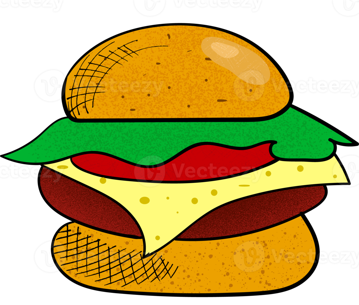 Tasty burger cheeseburger hamburger icon png