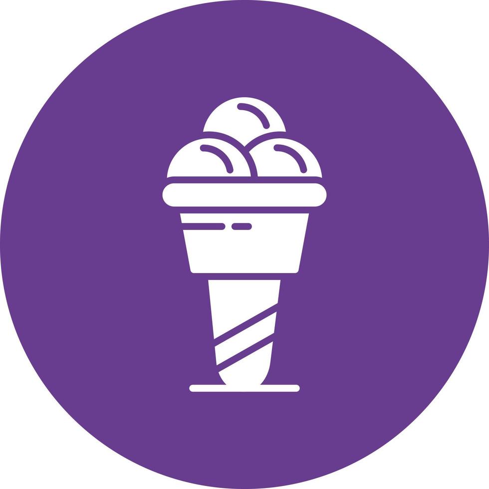 Ice Cream Line Two Color vector