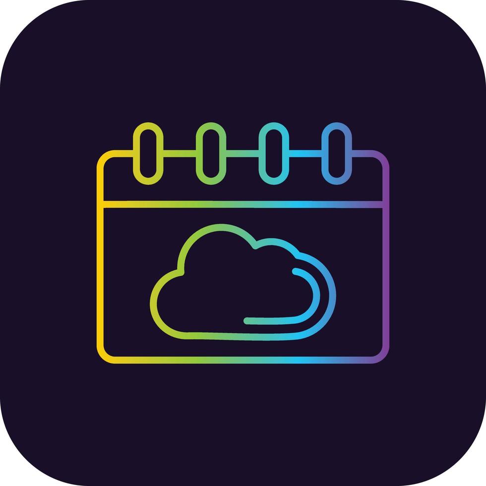 Calendar Filled Retro vector