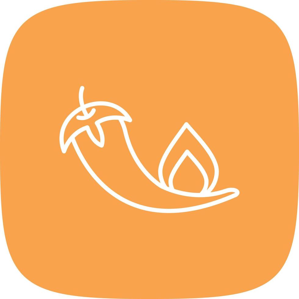Pepper Line Round Corner vector