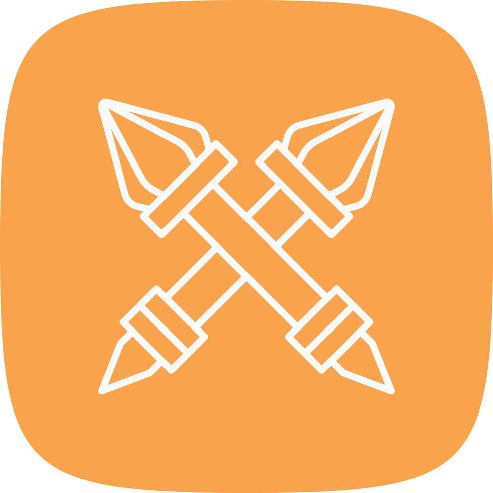 Scepter Line Round Corner vector