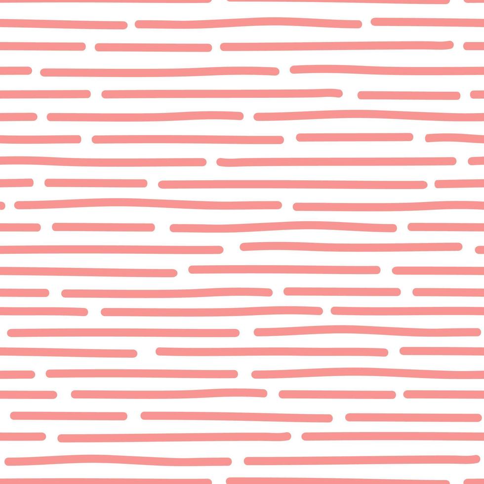 Vector seamless striped pattern in abstract style on a white background.
