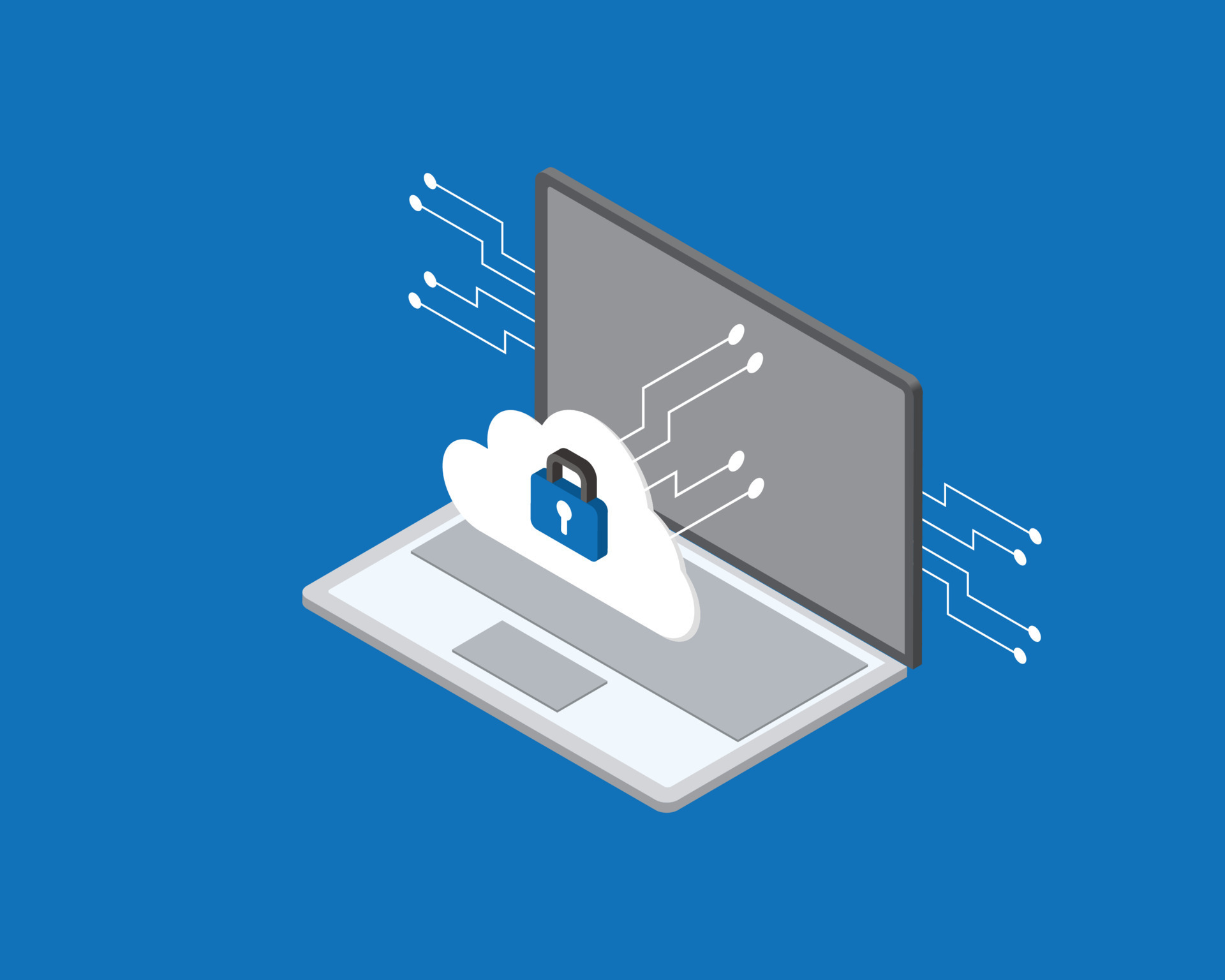 Cloud storage is designed from the ground up for maximum data security