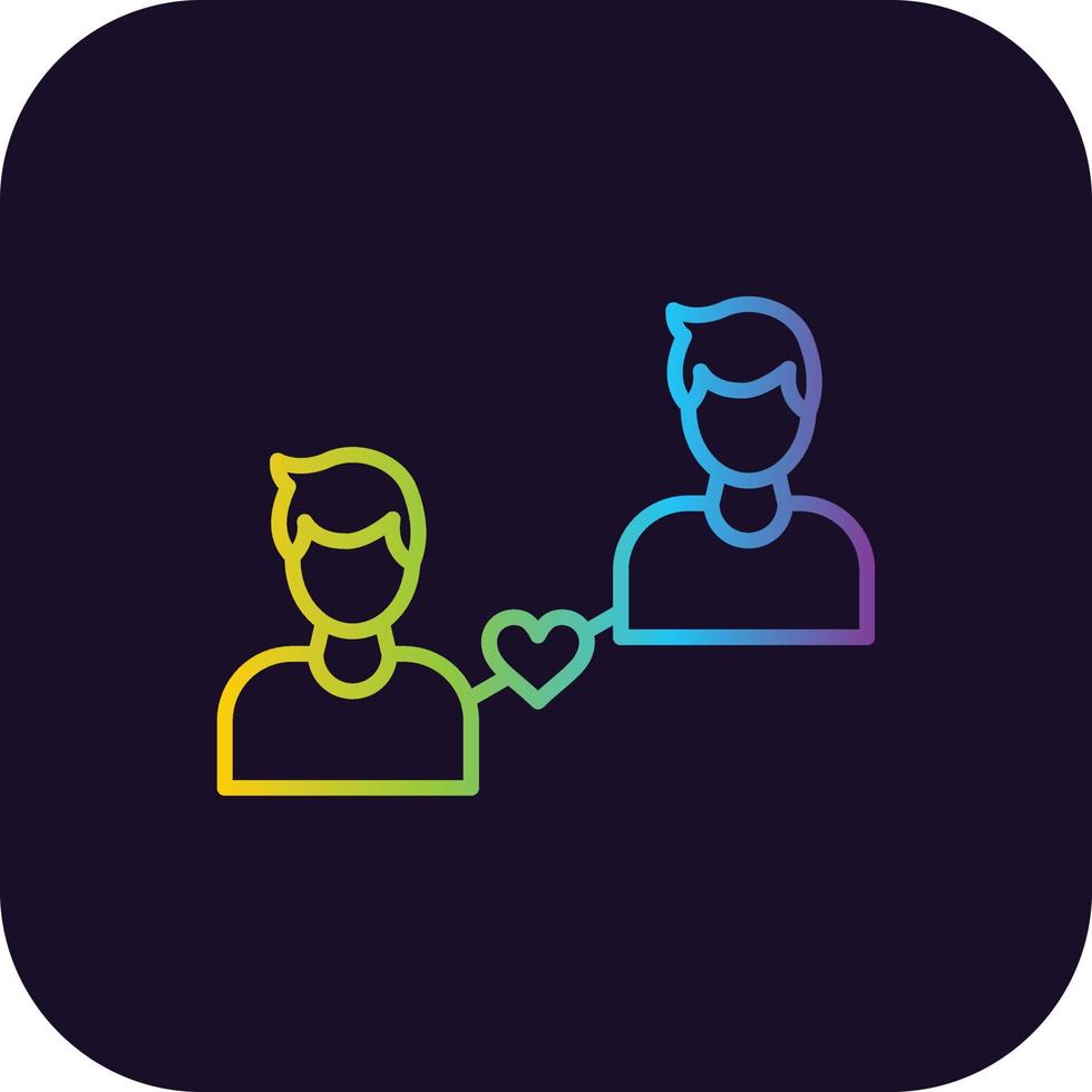 Network Gradient Icon vector