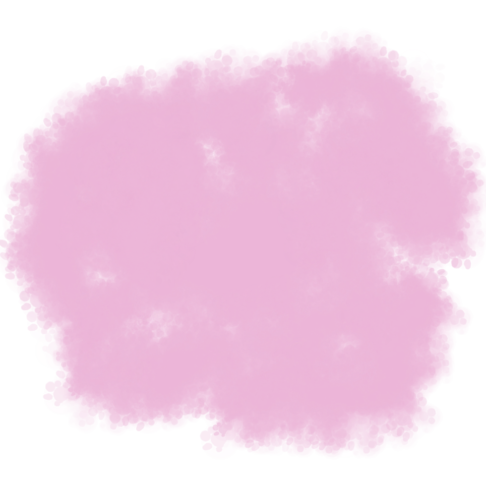 fondo transparente nube rosa png