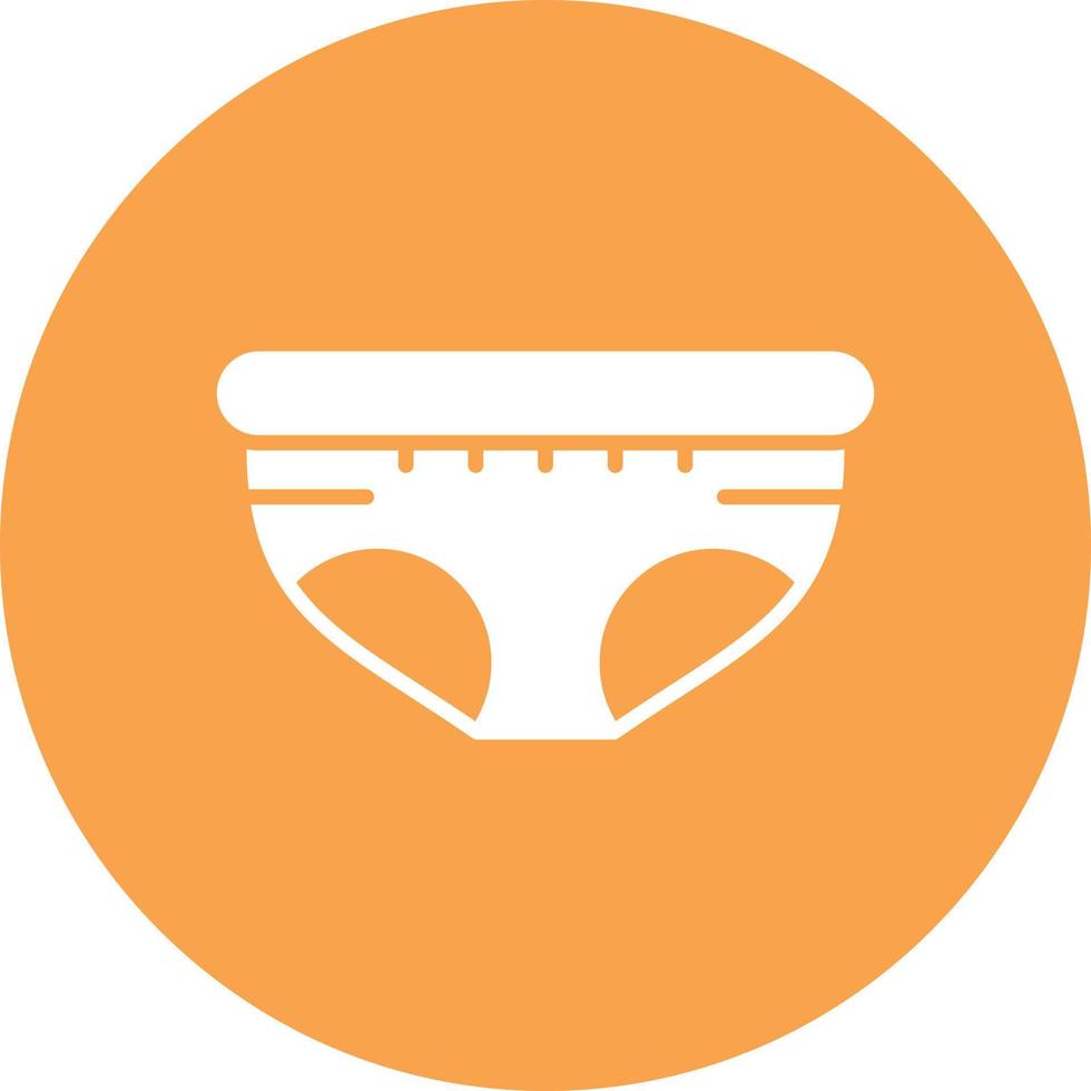Diaper Outline Icon vector